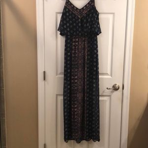 Printed maxi dress